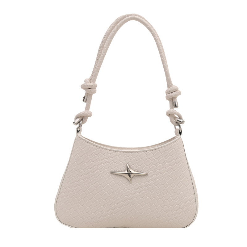 Geantă crossbody din PU, formă orizontală pătrată, închidere magnetică, căptușeală poliester, curea de umăr simplă