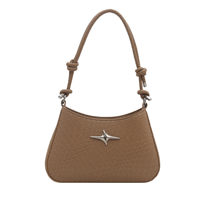 Geantă crossbody din PU, formă orizontală pătrată, închidere magnetică, căptușeală poliester, curea de umăr simplă