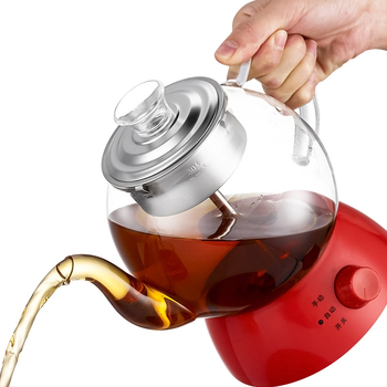 Ceainic electric pentru ceai cu sticlă borosilicat de înaltă calitate, model WA-905, 220 V, 800 W, control mecanic