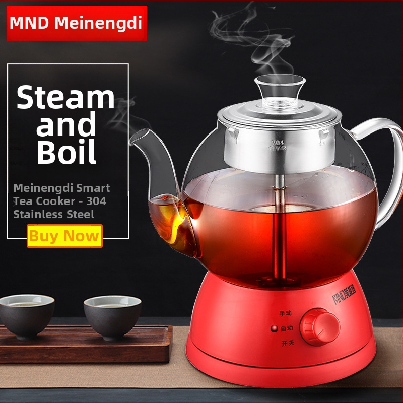 Ceainic electric pentru ceai cu sticlă borosilicat de înaltă calitate, model WA-905, 220 V, 800 W, control mecanic