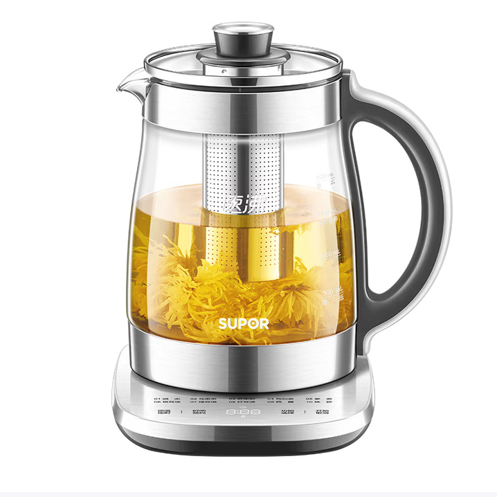 Supor Θερμαντήρας Υγείας, Υψηλής Απόδοσης, 1,5–2 L, 220V, 300–350W, Γυάλινος Εσωτερικός Θάλαμος, Ηλεκτρονικός Θερμοστάτης