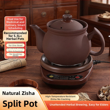 Decoction Pot Yuejin — corp ceramic, capacitate peste 4L, 220V