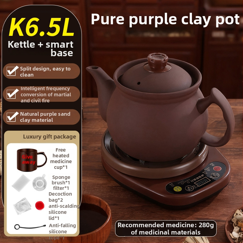 Decoction Pot Yuejin — corp ceramic, capacitate peste 4L, 220V