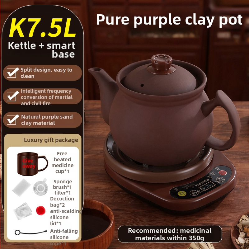 Decoction Pot Yuejin — corp ceramic, capacitate peste 4L, 220V