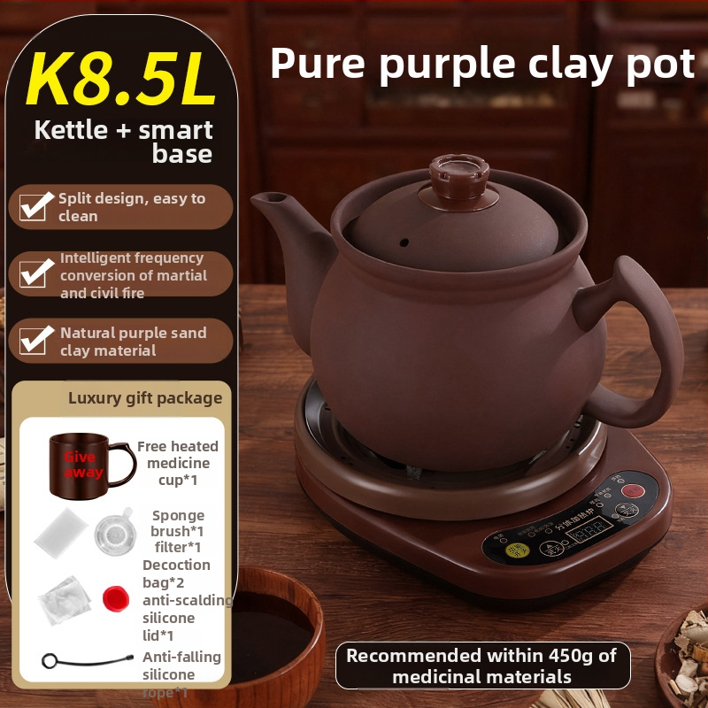 Decoction Pot Yuejin — corp ceramic, capacitate peste 4L, 220V