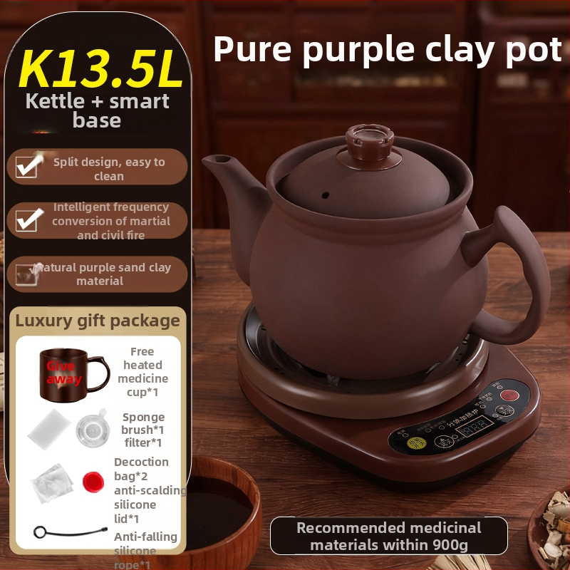 Decoction Pot Yuejin — corp ceramic, capacitate peste 4L, 220V