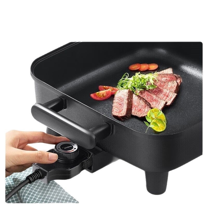 DY3030Easy101 ηλεκτρική κατσαρόλα και wok, 1800 W, εσωτερικός κάδος από αλουμινίου, βάθος 7 cm, για 7–8 άτομα, έλεγχος με ρυθμιστικό κουμπί