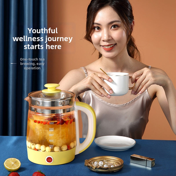 Health Pot YS-02, capacitate 1.5-2L, corp din lut Zisha, vas interior ceramic, 220V 300-350W