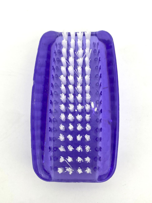 EAIMERE Perie de curățare pentru manichiură – Dublă, cu capete rotunde pentru eliminarea prafului