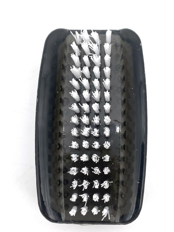 EAIMERE Perie de curățare pentru manichiură – Dublă, cu capete rotunde pentru eliminarea prafului