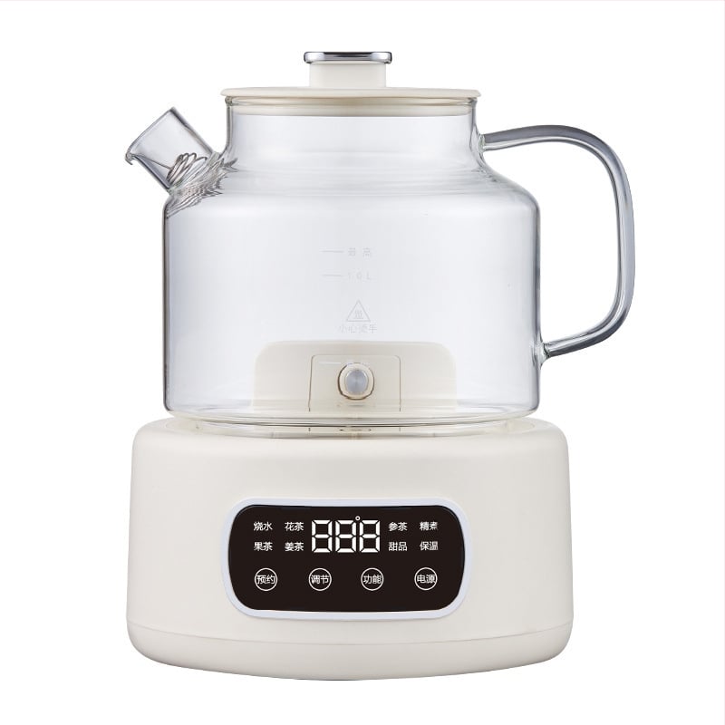 Health Pot KBE818 – 1-1.5L, corp din sticlă borosilicată înaltă, 220V, 500–1000W, control tactil