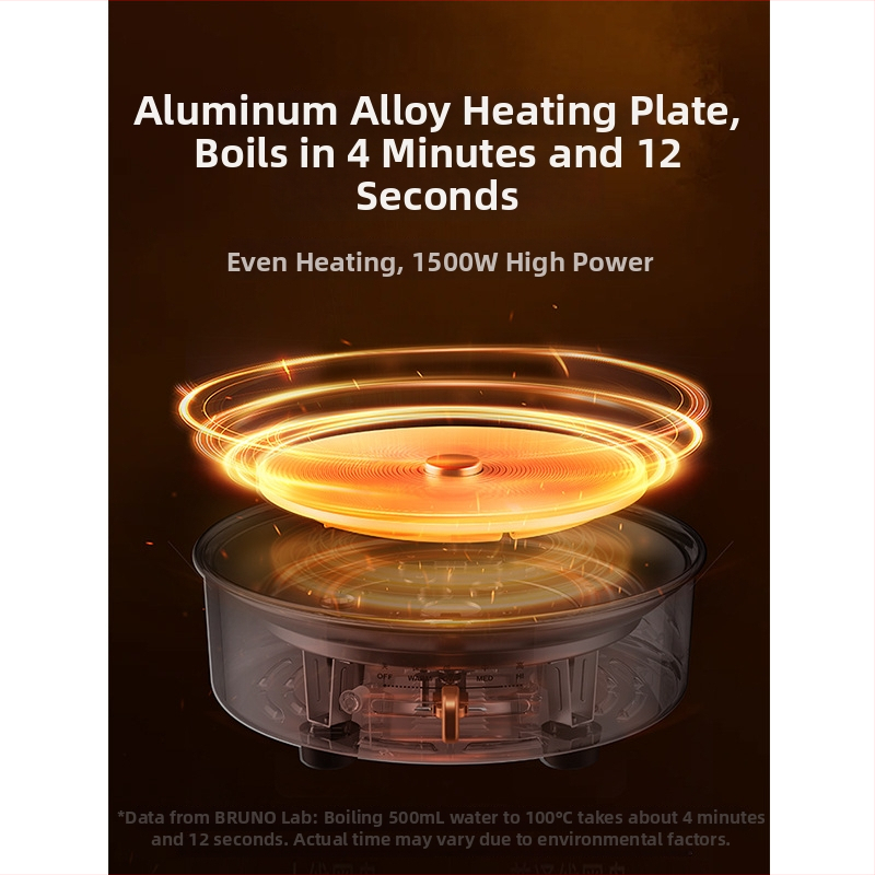 BRUNO Bxm101 3 L elektrická horúca nádoba s vnútorným nerezovým kotlíkom, mechanické ovládanie, ohrevová doska, izolácia