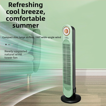 Bez lopatiek stojanový ventilátor do domácnosti, cirkulácia vzduchu, prirodzený vietor, 3 rýchlosti, 220V, 45W, vhodný pre 31–40 m²