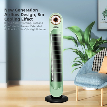 Bez lopatiek stojanový ventilátor do domácnosti, cirkulácia vzduchu, prirodzený vietor, 3 rýchlosti, 220V, 45W, vhodný pre 31–40 m²