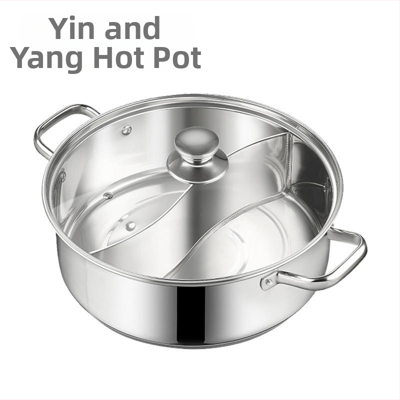 Mandarin Duck hot pot XR, 201 nerezová oceľ, kompatibilný s indukciou, sklenené viečko, jednopodlažné dno, objem 2,1–4 L