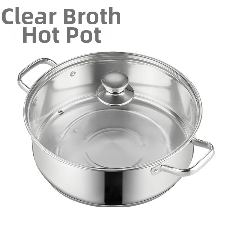 Mandarin Duck hot pot XR, 201 nerezová oceľ, kompatibilný s indukciou, sklenené viečko, jednopodlažné dno, objem 2,1–4 L