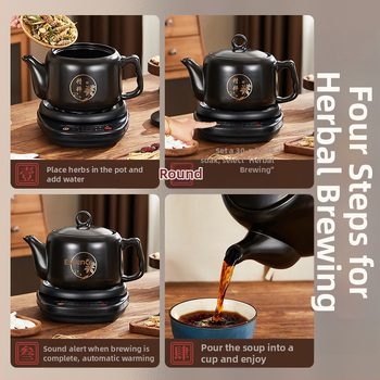 Odvarný hrniec, plne automatický, keramické telo, model A4HF5/30B2, 220V, 500W, riadenie mikroprocesorom