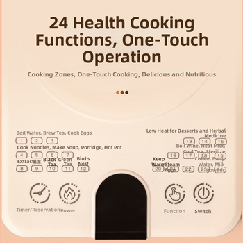 Zdravotná kanvička na lúhovanie a automatické varenie, sklenené telo a vnútorná nádrž, 1 L, 220V, 800W, dotykové ovládanie