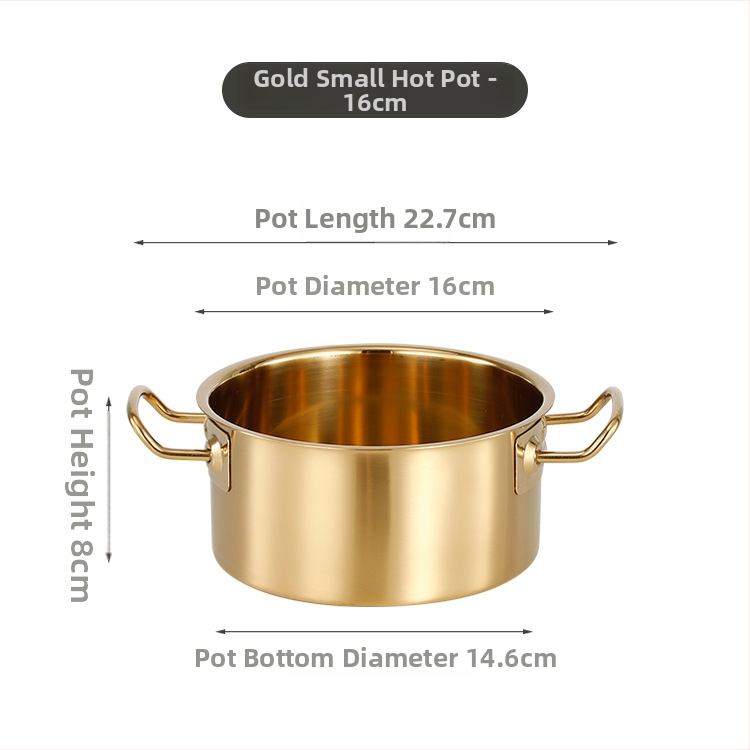 Jednoporcový horúci hrniec z nehrdzavejúcej ocele so skleneným poklopom, bezdymový dizajn, objem 2,1–4 l, kompatibilný s bežnými platňami