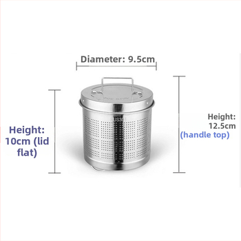 Zdravotný hrniec s filtrom z nehrdzavejúcej ocele 304, vnútorná sklenená nádoba, kapacita 1,5–2 l, výkon 500–1000 W