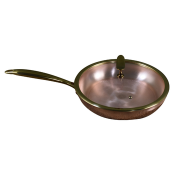 Bakreni lonac za rezance, zapadni stil, bez premaza, višeslojno dno, 2.1–4 L, Dongsheng copper art