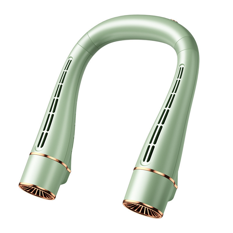 Αυχενικός ανεμιστήρας χωρίς λεπίδες με κινητήρα χωρίς ψήκτρες, τροφοδοσία USB, 3 ταχύτητες, ενσωματωμένη μπαταρία 300–500mAh