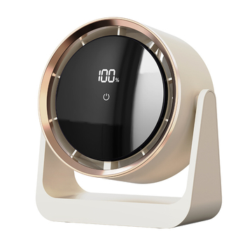 Bladeless USB γραφείου ανεμιστήρας με νυχτερινό φωτισμό, ενσωματωμένη μπαταρία 2000–4000 mAh, 5 ταχύτητες, ήσυχος κινητήρας brushless