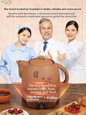 Oală de decoct pentru plante medicinale cu vas interior ceramic (Model FT-Y60HA, 4L, 220V, 300–350W)