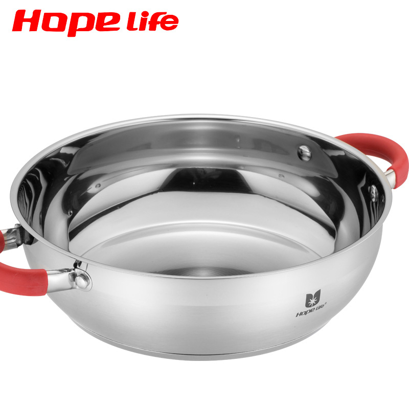 Hot Pot, nehrđajući čelik, trostruko dno, kapacitet 6,1-10 L, stakleni poklopac tipa G