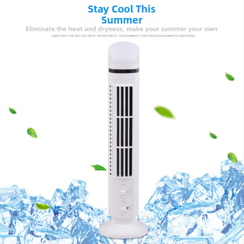 USB napájaný bezlopatkový stolný ventilátor s LED lampou na ochranu očí, prirodzený vietor, 2 rýchlosti