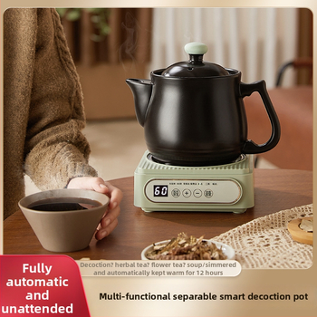 Keramická elektrická kaserola s elektronickým termostatom, 600W, 220V, keramická vnútorná nádoba, vhodná pre jednu osobu