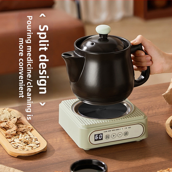 Keramická elektrická kaserola s elektronickým termostatom, 600W, 220V, keramická vnútorná nádoba, vhodná pre jednu osobu