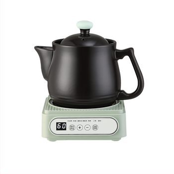 Keramická elektrická kaserola s elektronickým termostatom, 600W, 220V, keramická vnútorná nádoba, vhodná pre jednu osobu