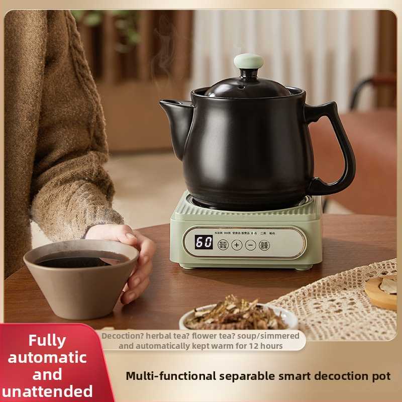 Keramická elektrická kaserola s elektronickým termostatom, 600W, 220V, keramická vnútorná nádoba, vhodná pre jednu osobu