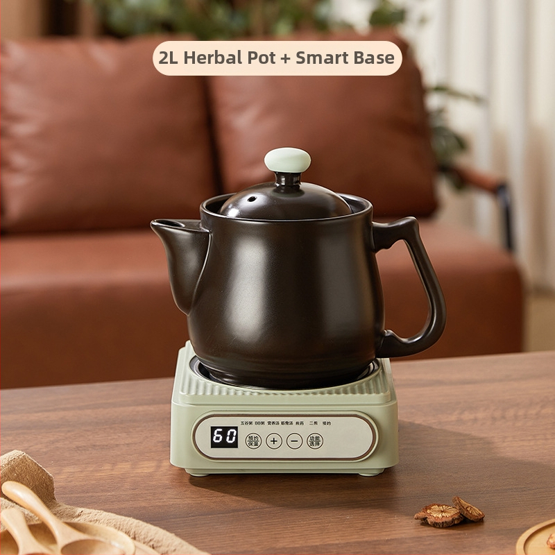 Keramická elektrická kaserola s elektronickým termostatom, 600W, 220V, keramická vnútorná nádoba, vhodná pre jednu osobu