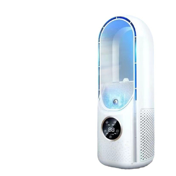 Ανεμιστήρας USB χωρίς λεπίδες με ομίχλη ψύξης, 6 ταχύτητες φυσικός άνεμος, χρονοδιακόπτης 2-8 ωρών, 5V 12W, θόρυβος <36 dB, Nest Helper