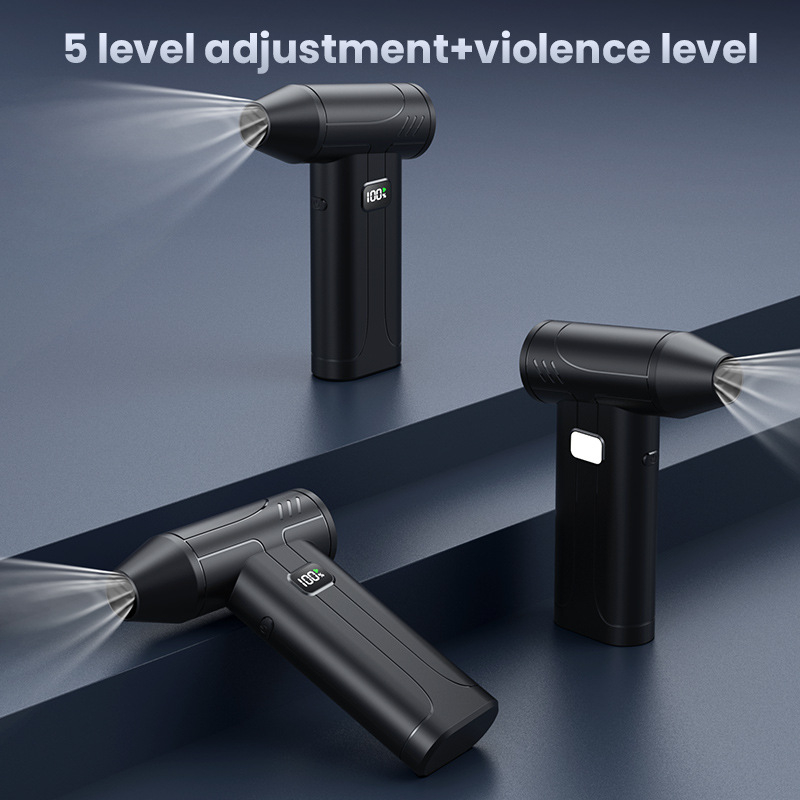 X9 USB ανεμιστήρας με ενσωματωμένη μπαταρία, τουρμπίνο ροή αέρα, 5 ταχύτητες, 2000–4000 mAh, 1–3 ώρες λειτουργίας, θόρυβος 60–70 dB