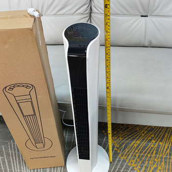 Ανεμιστήρας χωρίς λεπίδες υψηλής απόδοσης με DC τροφοδοσία, 220V, 65W, 3 ταχύτητες φυσικού αέρα, χρονοδιακόπτης 2-8 ωρών, τηλεχειριστήριο και οθόνη αφής