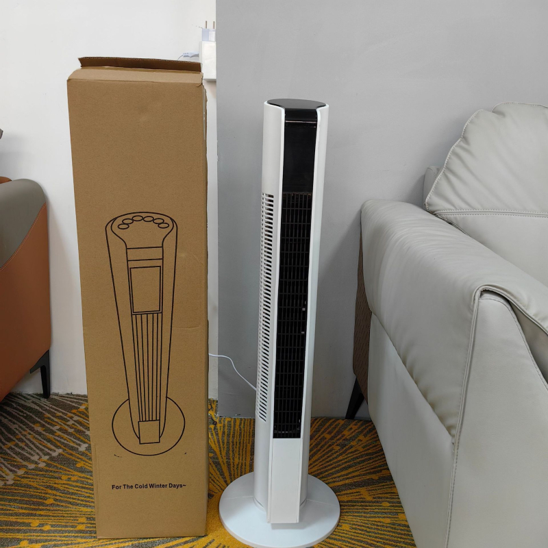 Ανεμιστήρας χωρίς λεπίδες υψηλής απόδοσης με DC τροφοδοσία, 220V, 65W, 3 ταχύτητες φυσικού αέρα, χρονοδιακόπτης 2-8 ωρών, τηλεχειριστήριο και οθόνη αφής