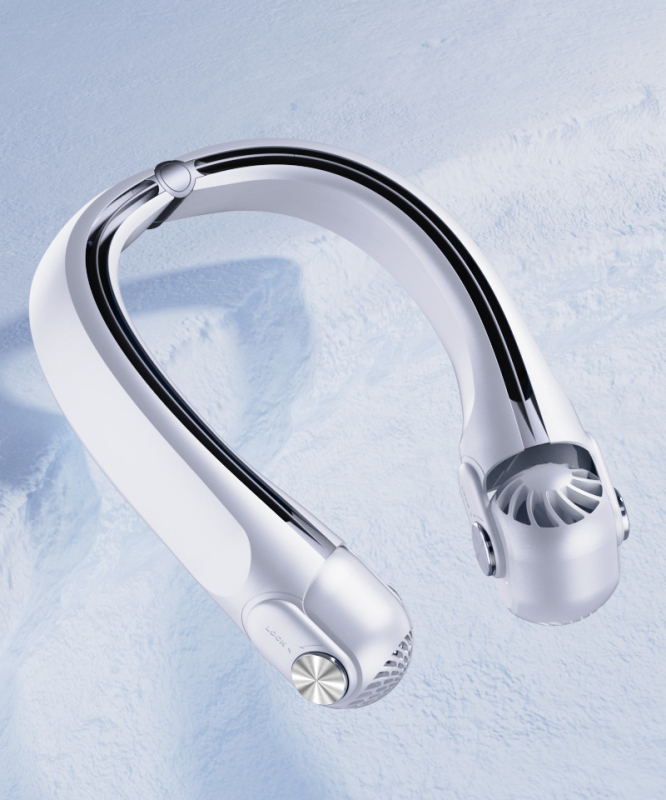 Κρεμαστός ανεμιστήρας λαιμού, χωρίς λεπίδες, USB επαναφορτιζόμενος, ενσωματωμένη μπαταρία 2000-4000 mAh, brushless κινητήρας, 3 ταχύτητες