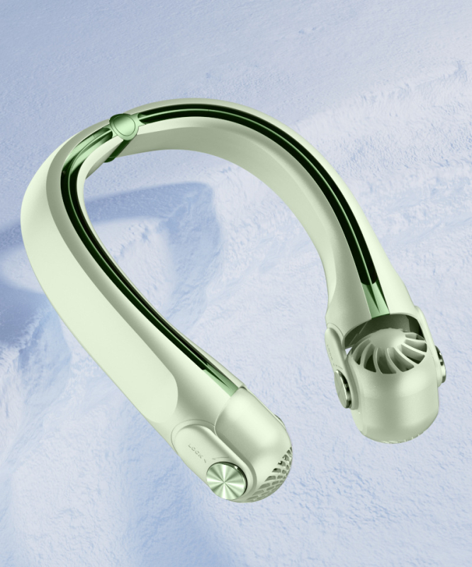 Κρεμαστός ανεμιστήρας λαιμού, χωρίς λεπίδες, USB επαναφορτιζόμενος, ενσωματωμένη μπαταρία 2000-4000 mAh, brushless κινητήρας, 3 ταχύτητες