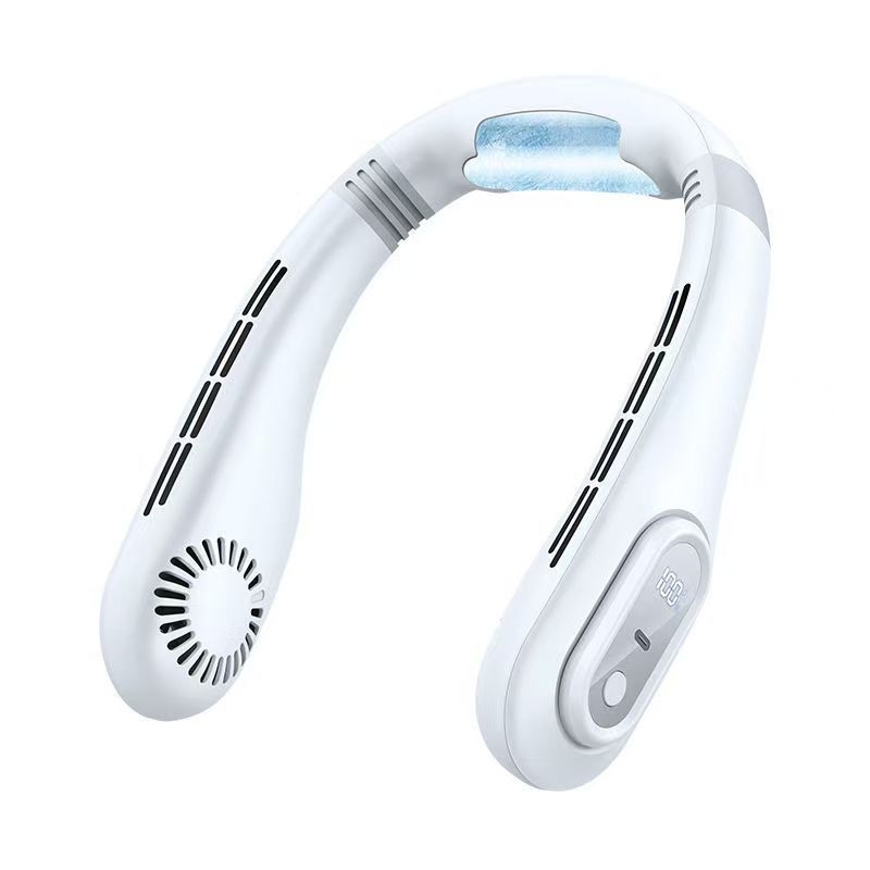 J18 ventilator fără lame pentru gât, alimentare USB, baterie încorporată 1200-2000mAh, 3 viteze, motor brushless, portabil pentru exterior