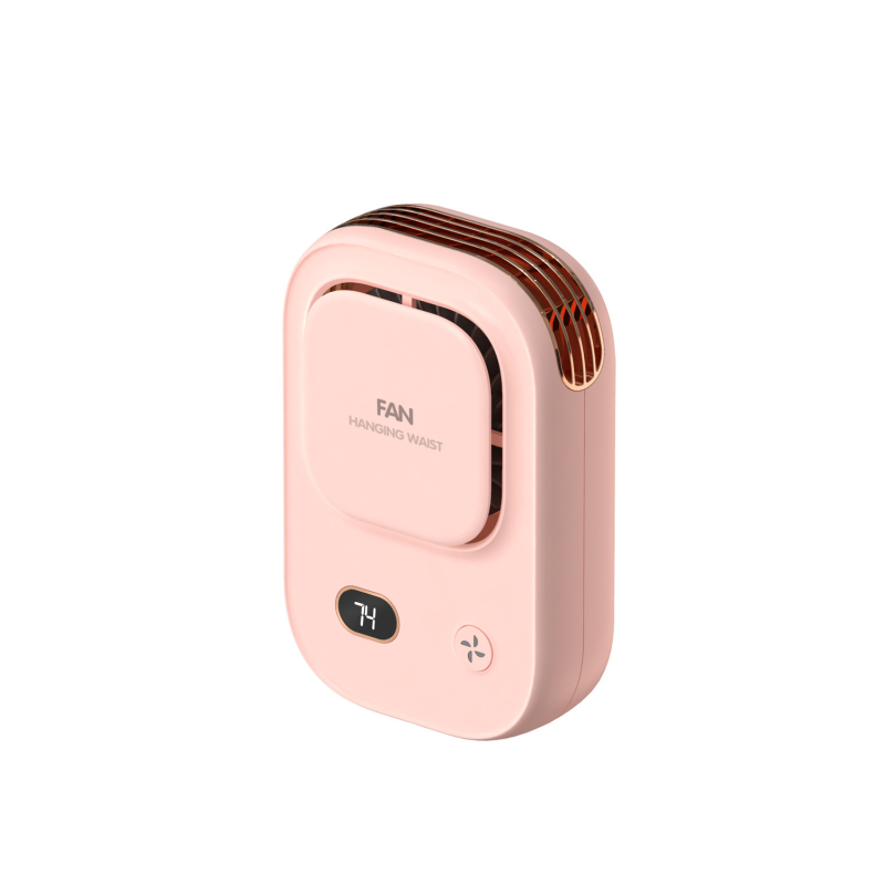 Ventilator bez lopatica za vrat i pojas — USB prijenosni stolni ventilator, 3 brzine, brushless motor, ugrađena baterija 1200–2000 mAh, buka 45–50 dB