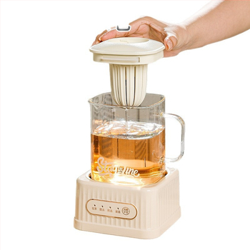 Zdravá kanvička na čaj s digitálnym termostatom, sklenené telo, 500W, model MZS-500B, pre 2-3 osoby