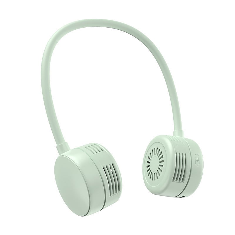 Κρεμαστός στον λαιμό ανεμιστήρας, πτυσσόμενος, με ενσωματωμένη μπαταρία 1200–2000mAh, φόρτιση USB, 3 ταχύτητες, 5 λεπίδες, αυτονομία έως 12 ωρών, φορητός εξωτερικός ανεμιστήρας