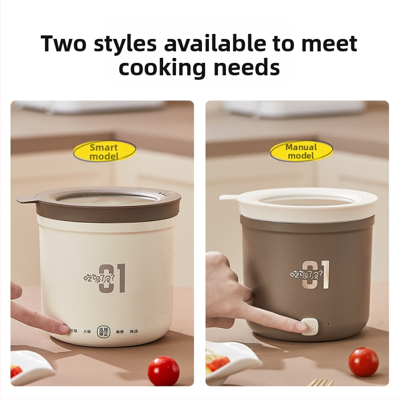 Mini elektrický hrniec na internát, objem do 2 l, pre 1 osobu, tlačidkové ovládanie, nepriľnavý vnútorný povrch, čistenie v jednej časti