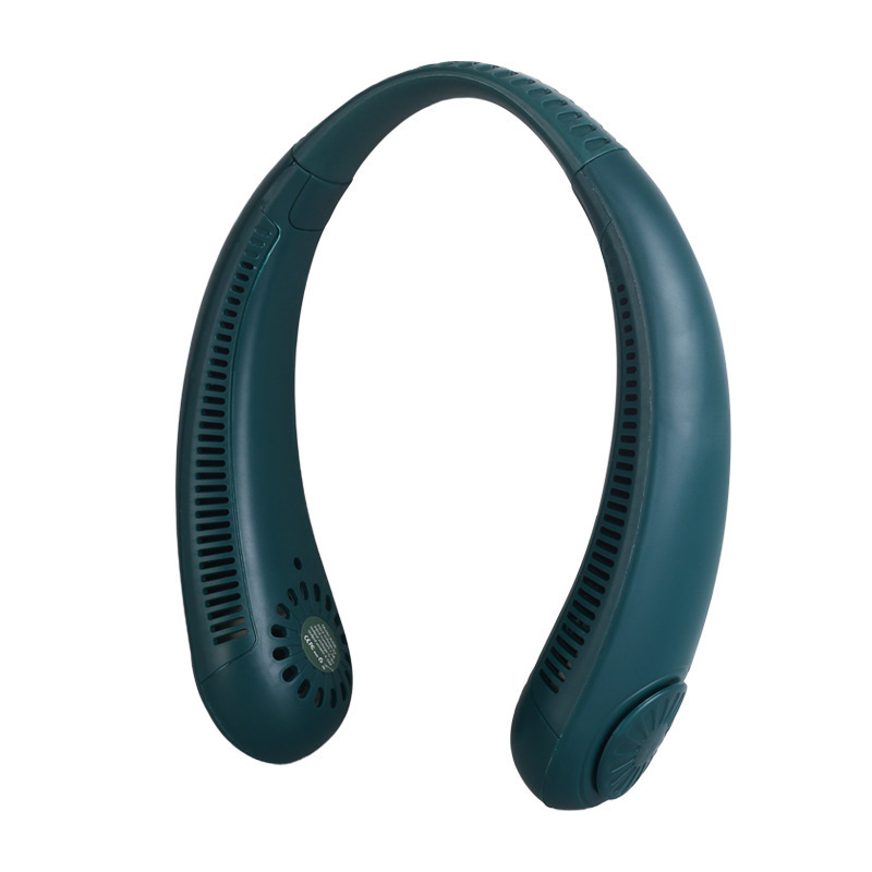 Κρεμαστός ανεμιστήρας για τον λαιμό χωρίς λεπίδες, USB επαναφορτιζόμενος, μικρός φορητός ανεμιστήρας με ενσωματωμένη μπαταρία 1200–2000 mAh και 3 ταχύτητες