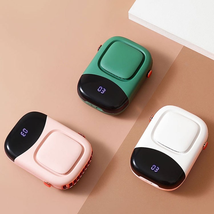 Ventilator fără lame pentru gât și talie, alimentare USB, baterie încorporată 1000–1200 mAh, 3 viteze, autonomie 3–6 ore