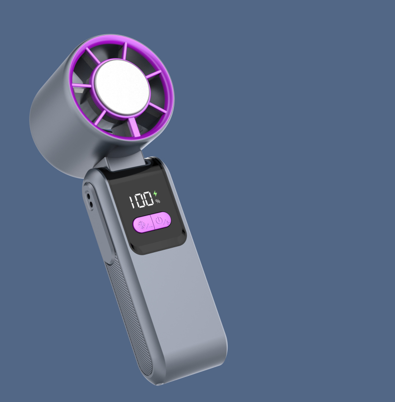 Χειροκίνητος ανεμιστήρας χωρίς λεπίδες, USB επαναφορτιζόμενος, κινητήρας brushless, μπαταρία 2000–4000 mAh, θόρυβος έως 36 dB