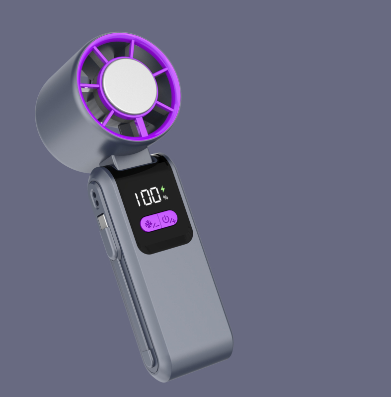 Χειροκίνητος ανεμιστήρας χωρίς λεπίδες, USB επαναφορτιζόμενος, κινητήρας brushless, μπαταρία 2000–4000 mAh, θόρυβος έως 36 dB
